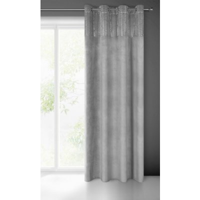 HOTOVÝ ZÁVĚS LINDI 140X250 CM STŘÍBRNÁ – Hledejceny.cz