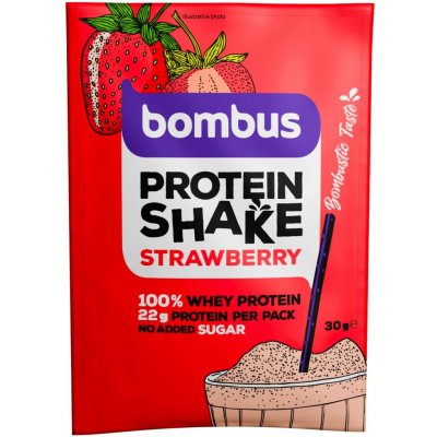 Bombus Protein shake jahoda 30 g – Zbozi.Blesk.cz