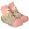 Dětská ponožkobota Befado botičky 002P019 růžová puntík