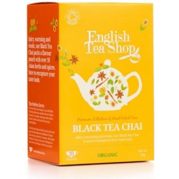 English Tea Shop čaj Černý Chai Tea Bio 20 sáčků