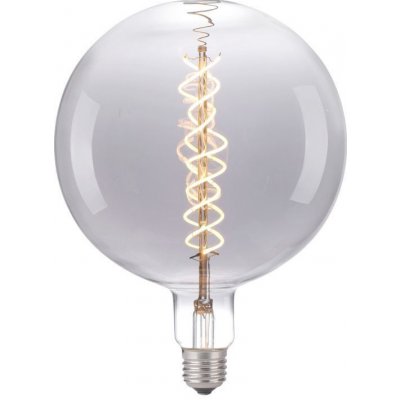 JUST LIGHT LED Filament, Globe, E27, kouřová , průměr 18cm 3000K LD 08486 Teplá bílá
