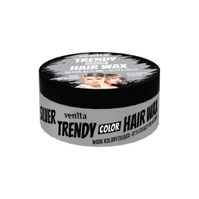 Venita Trendy Color Hair Wax barevný vosk na vlasy stříbrný 75 ml – Zbozi.Blesk.cz