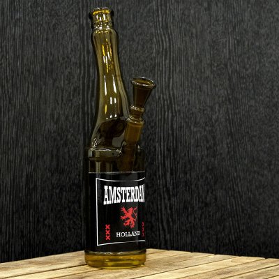Simax Bong Beer Bottle Amsterdam 26 cm – Zboží Dáma