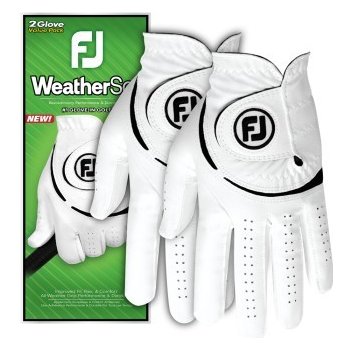 Footjoy WeatherSof Mens Golf Glove Bílá levá XL 2ks