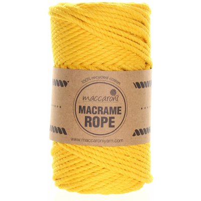 Maccaroni Rope 4 mm žlutá 406S – Zbozi.Blesk.cz