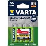 Varta Power AA 2600 mAh 4ks 5716101404 – Zboží Mobilmania