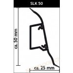 Döllken Soklová lišta SLK 50 W 647 2,5 m – Zboží Mobilmania