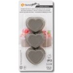 Dortisimo Silikonové košíčky na mini muffiny Srdíčka na 6 ks 3,5 cm – Zboží Mobilmania