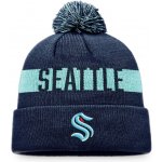 Fanatics pánská Zimní čepice Seattle Kraken Fundamental beanie Cuff with Pom – Hledejceny.cz