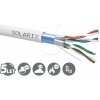 síťový kabel Solarix SXKD-6A-FFTP-LSOH CAT6A FFTP Dca s2 d2 a1, 500m, šedý