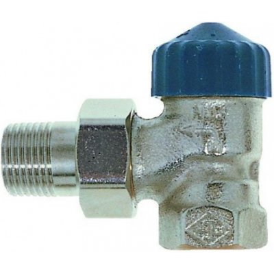 HEIMEIER termostatický ventil nikl samotížný rohový ET 3/4" 2241-03.000 – Zboží Mobilmania