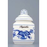 Český porcelán Dubí Cibulák kořenka s víčkem a nápisem 0,20 l – Sleviste.cz