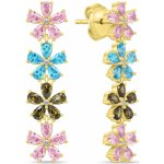 Brilio Silver náušnice EA1033YRBW – Zboží Dáma