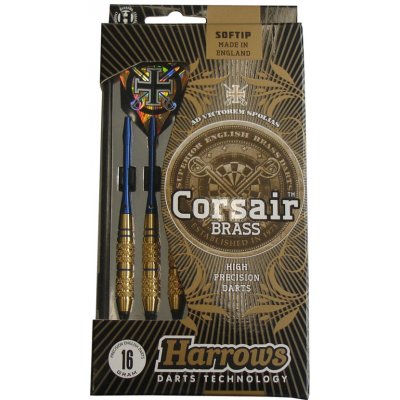 HARROWS SOFT CORSAIR šipky s plastovým hrotem modrá 18g