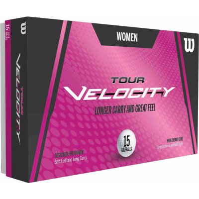 Wilson Staff Tour Velocity Women bílé 15 ks – Zboží Dáma