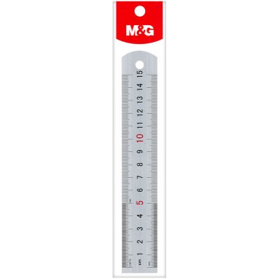 M&G pravítko 15 cm hliníkové 455972 – Zboží Živě