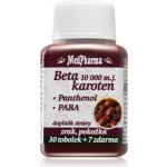 MedPharma Beta karot.10.000 m.j.Panth.+ Paba 37 kapslí – Hledejceny.cz