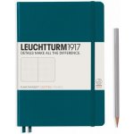 Leuchtturm1917 Medium A5 Tečkovaný zápisník Pacific Green – Zboží Dáma