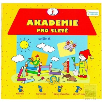 Omalovánky Akademie pro 5 leté sešit A