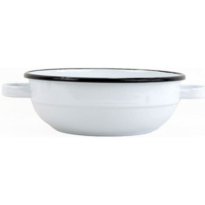 Belis Sfinx smaltovaná selská mísa s uchy bílá 20 cm – Zbozi.Blesk.cz