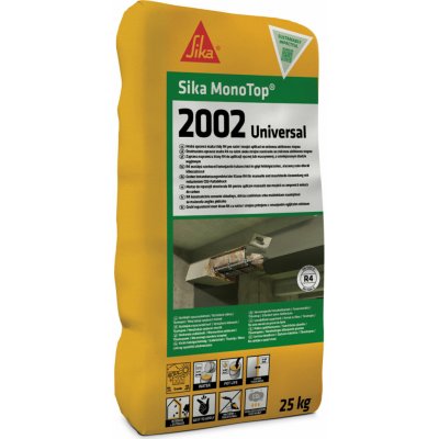 SIKA MonoTop 2002 Universal, hrubá správková malta 25 kg – Sleviste.cz