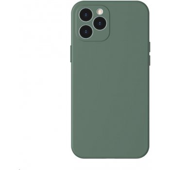 Pouzdro Baseus Liquid Silica Gel Protective Case Apple iPhone 12 Pro Max ' Dark zelené