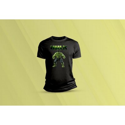 Sandratex dětské bavlněné tričko Hulk., černá
