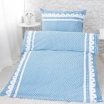 Xpose krep povlečení APOLENA modré 140x200 70x90 – Zboží Dáma