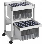 DURABLE 379110 Pojízdná kartotéka 80 A4 MULTI DUO Šedá – Zboží Dáma