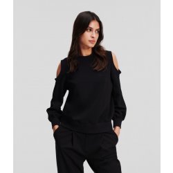 Karl Lagerfeld mikina LOGO FEMININE sweatshirt černá