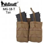 Wosport Dual Molle na dva zásobníky G36 otevřená písková – Hledejceny.cz