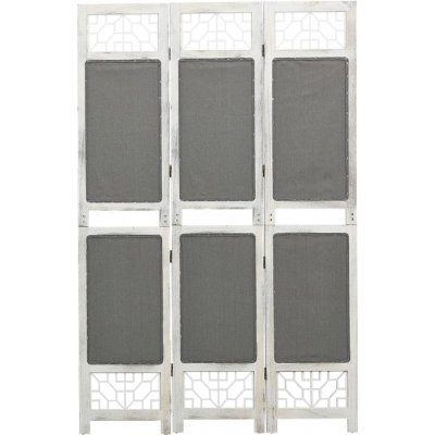 zahrada-XL 3dílný paraván šedý 105 x 165 cm textil – Zboží Dáma
