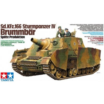 Tamiya 35353 Sd.Kfz 166 Brummbar Late Production 1:35 – Zboží Mobilmania