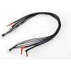 Kabel a konektor pro RC modely RUDDOG 4S černý nabíjecí kabel G4/G5-4S/XH krátký 400mm 4mm 5-pin XH RP-0216