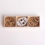 Vajíčka závěs dřevo 12ks/4,7cm mix – Hledejceny.cz