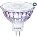 Philips LED žárovka GU5,3 MR16 7W 50W teplá bílá 2700K , reflektor 12V 36° – Zboží Živě