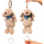 BabyOno plyšová hrající hračka Dog Willy béžová – Sleviste.cz