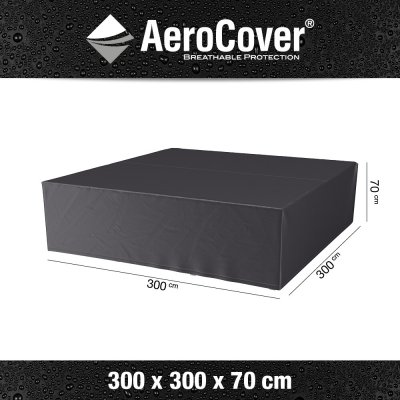 Aerocover Obal na sedací soupravu čtverec 300x300x70 cm – Hledejceny.cz