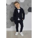Kids Joy sako pro chlapce z pružného dresu tmavě modré – Zboží Dáma