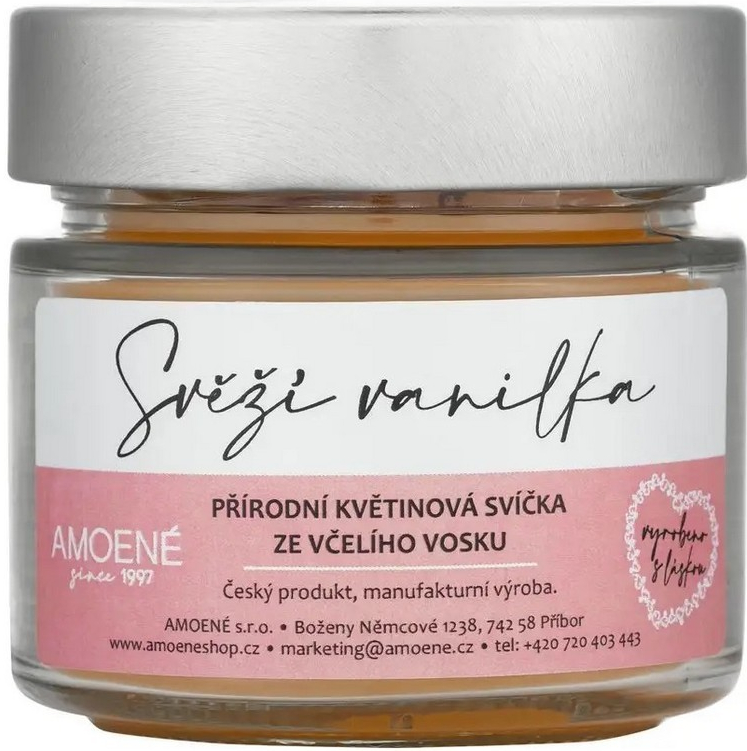 Amoené Přírodní květinová ze vč.vosku s vůní vanilky 150 g od 339 Kč -  Heureka.cz