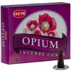 Vonný jehlánek Hem Vonné kužely Opium 10 ks