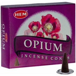 Hem Vonné kužely Opium 10 ks