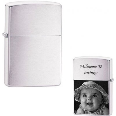 Zippo broušený chrom 725215 – Zboží Dáma