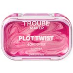 Trouble Maker Rozjasňovač Plot Twist Cream Highlight Spiralling Pink 2,5 g – Zboží Dáma