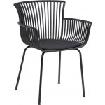 Kave Home Černá plastová zahradní židle LaForma Surpika – Zboží Dáma