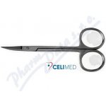 CELIMED Nůžky oční 34-0515 zahnuté 12cm – Sleviste.cz