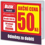 BLESKmobil Předplacená SIM karta za 50 Kč s kreditem 150 Kč – Hledejceny.cz