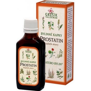 Grešík bylinky na prostatu kapky Prostatin 35% líh 50 ml