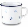 Hrnek a šálek G. Benedikt Retro hrnek modré kytičky Retro mugs 90 ml