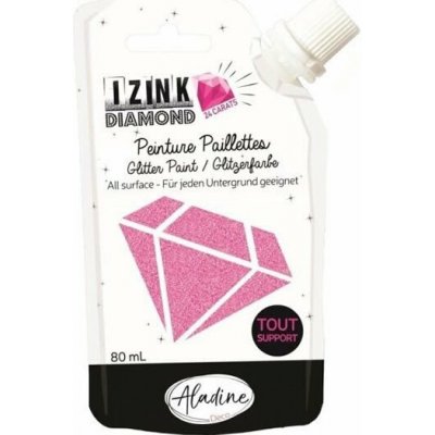 Izink Aladine Diamantová barva Diamond 24 Carats 80 ml růžová – Hledejceny.cz